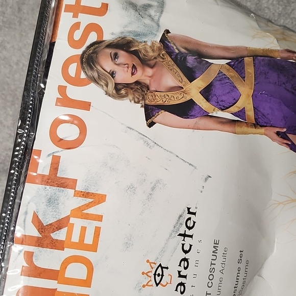 NWT Dark Forest Maiden Costume Purple/Gold Adult Large - Picture 9 of 10